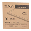 Панель ультратонкая светодиодная LightPhenomenON LT-UTP-02-IP40-40W-6500К 4E комплект с драйвером - Светильники - Для общественных зданий - Магазин электрооборудования для дома ТурбоВольт